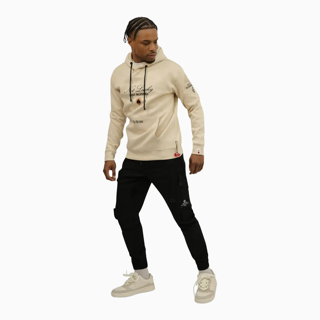 Sudadera con capucha Burning Cards para hombre