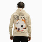 Sudadera con capucha Burning Cards para hombre