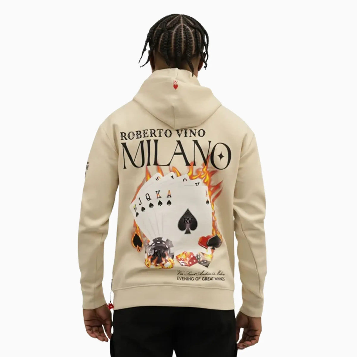 Men's Burning Cards Hoodie