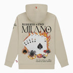 Sudadera con capucha Burning Cards para hombre