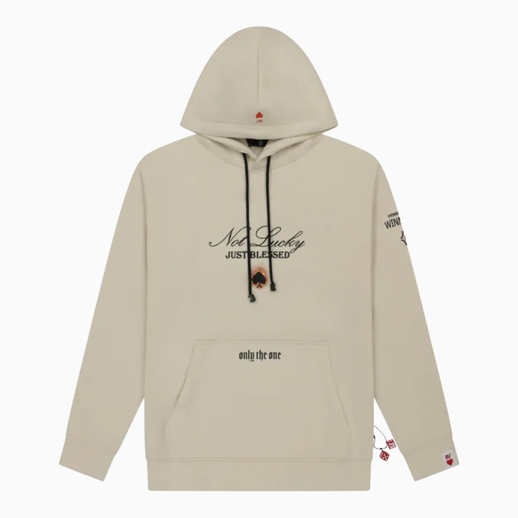 Sudadera con capucha Burning Cards para hombre