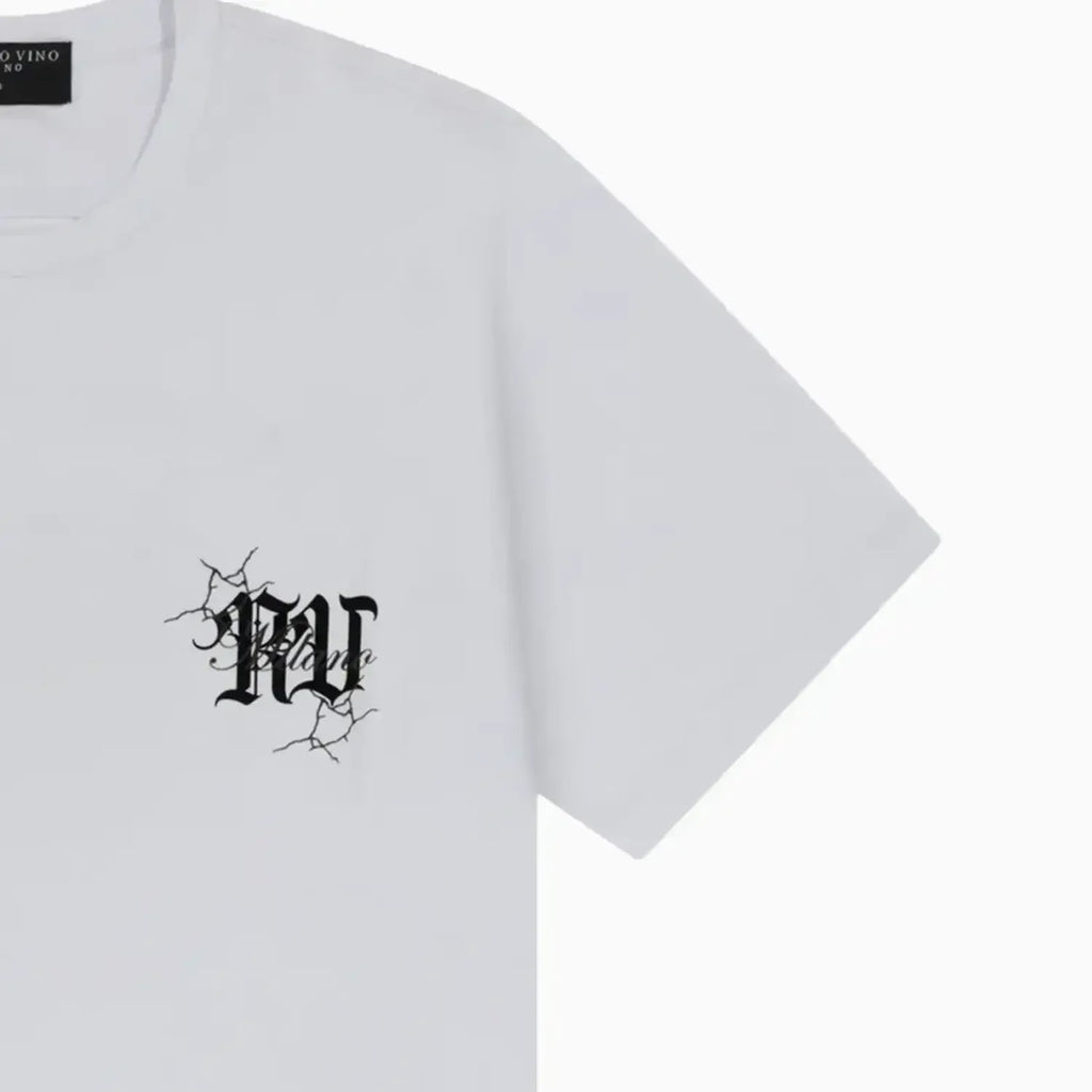 Camiseta de cuello redondo RV Cracks para hombre