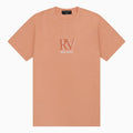 Camiseta de cuello redondo con cepillado frontal RV para hombre