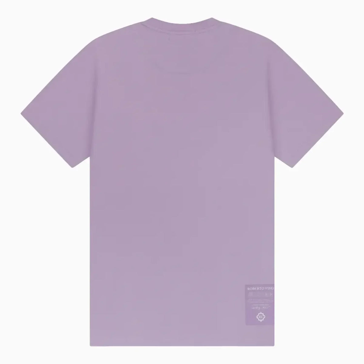 Camiseta de cuello redondo con cepillado frontal RV para hombre