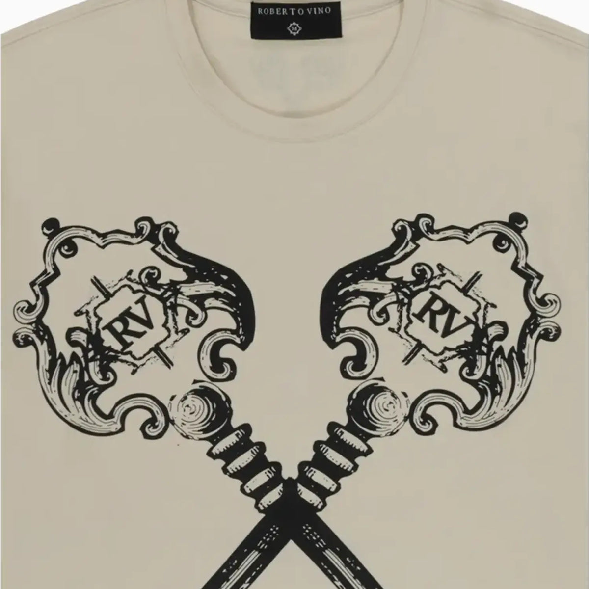 Camiseta de cuello redondo Vino Keys para hombre