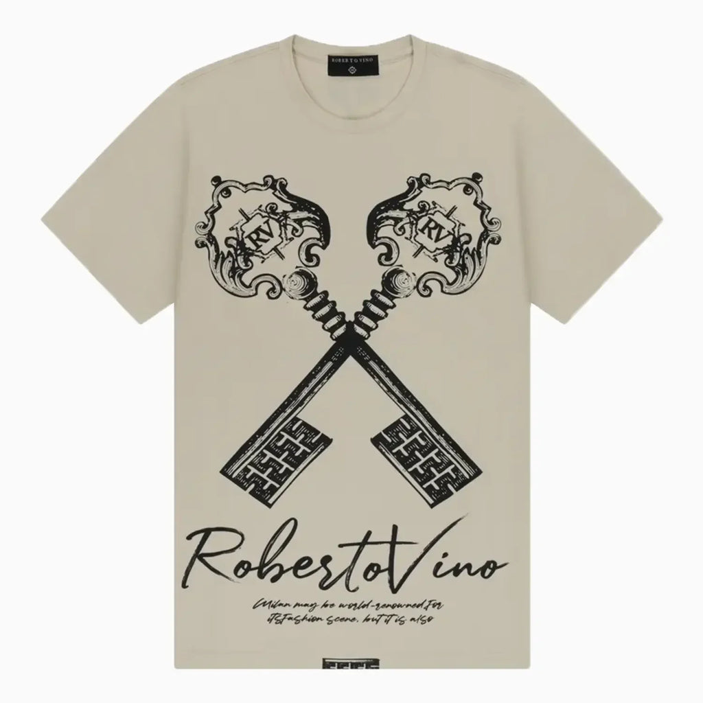 Camiseta de cuello redondo Vino Keys para hombre