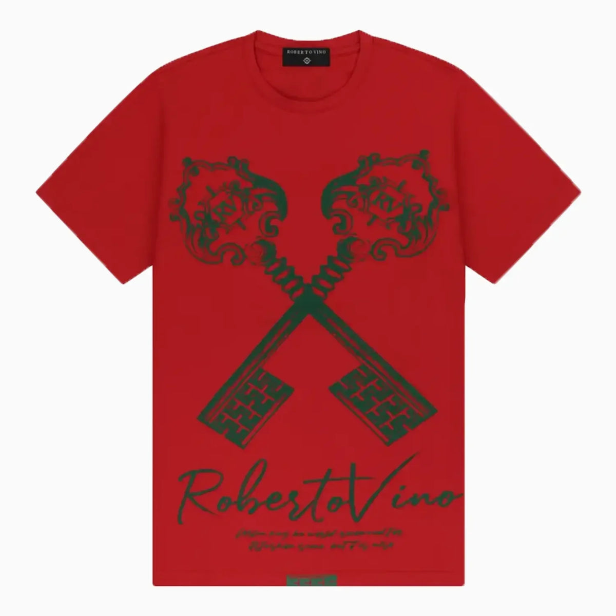 Camiseta de cuello redondo Vino Keys para hombre