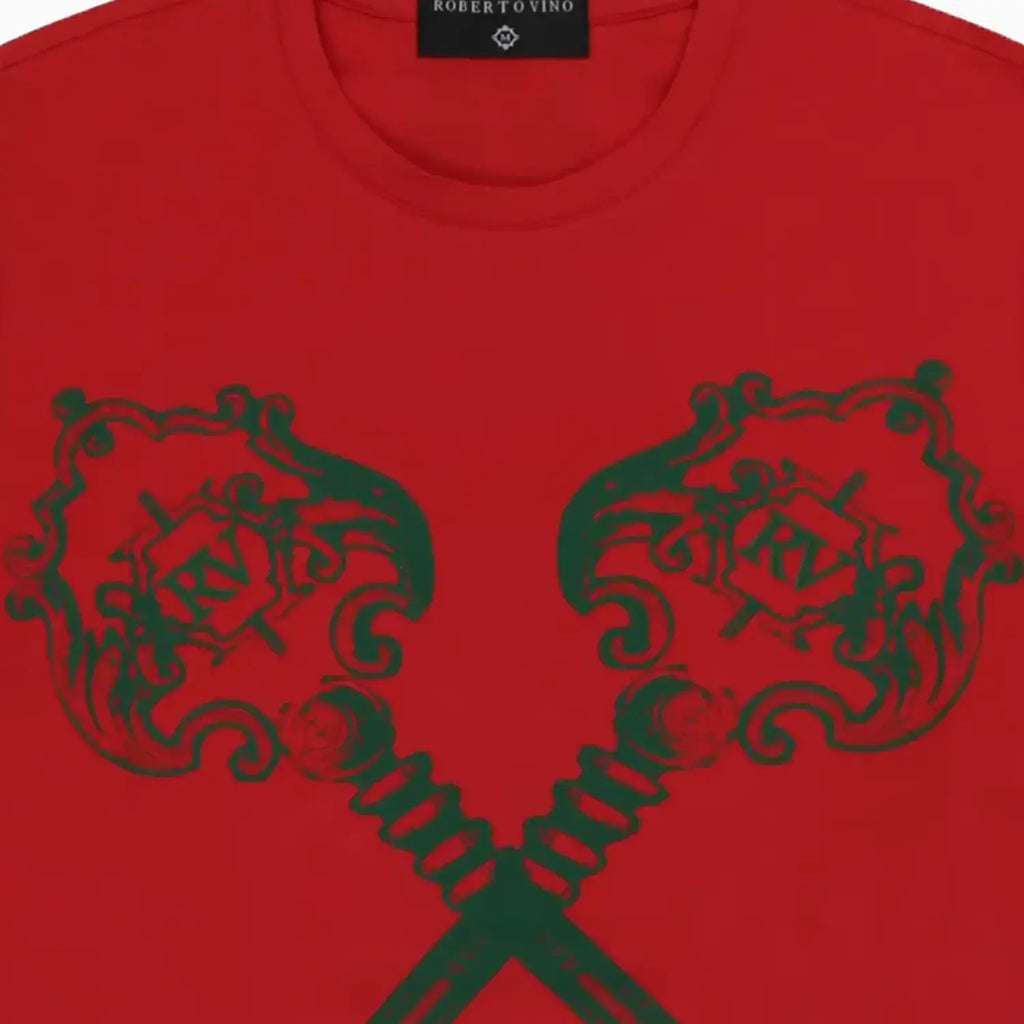 Camiseta de cuello redondo Vino Keys para hombre