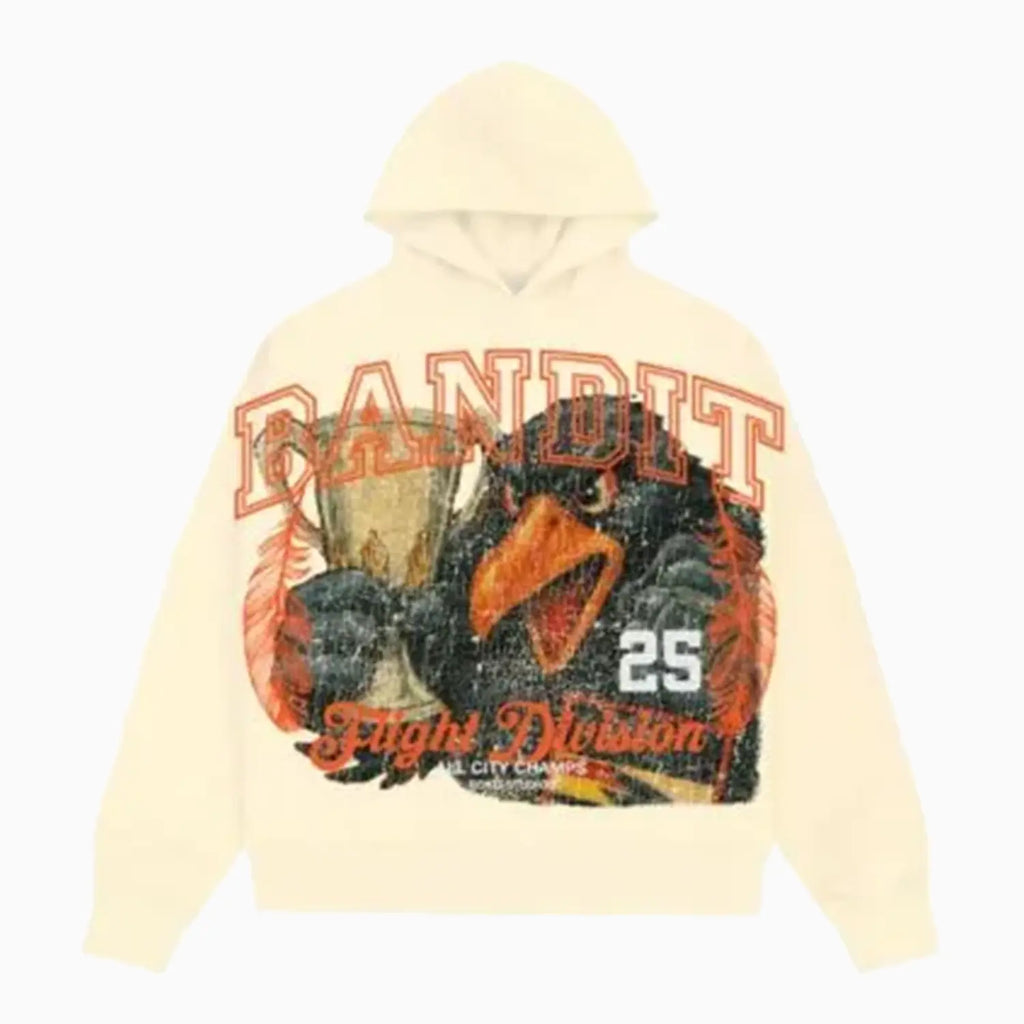 Sudadera con capucha clásica tipo "boxy" con hombros caídos Bandit para hombre