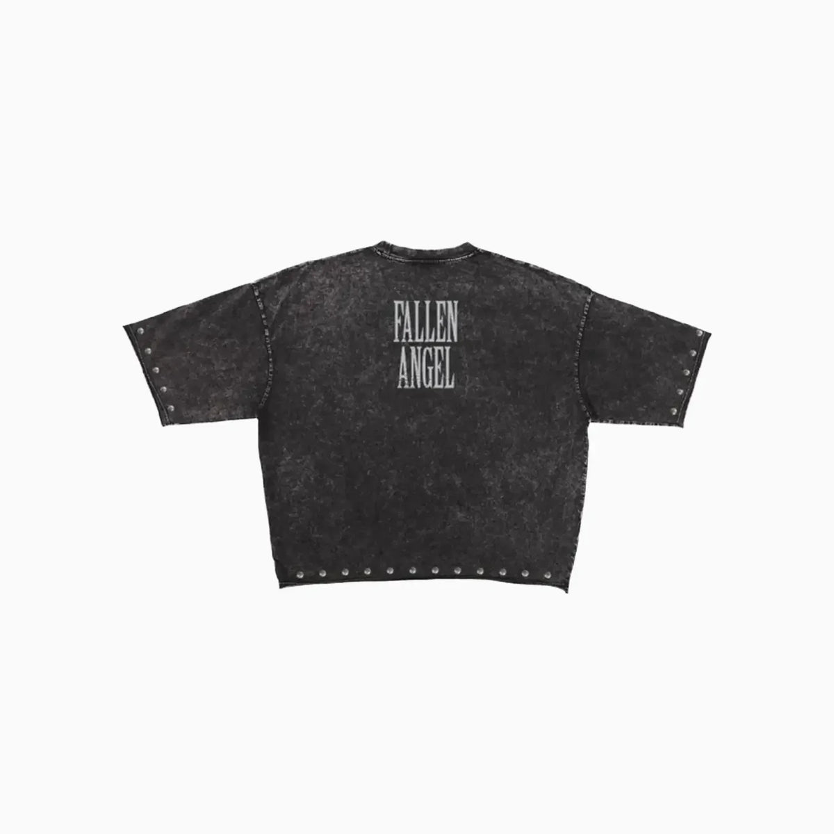 Men's Fallen Angel Enzyme Washed Studded Outfit