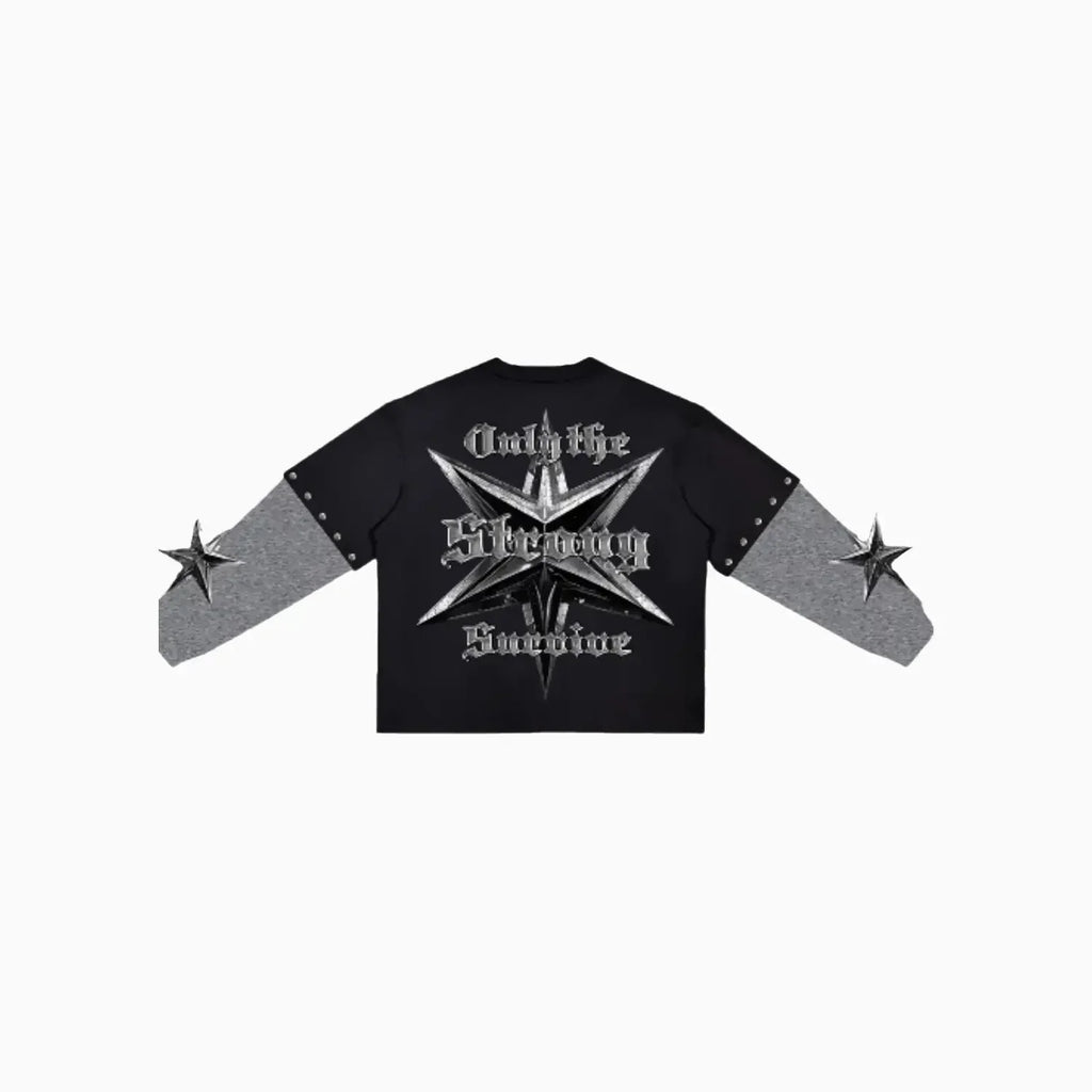 Men's Riot Spirit Boxy Layered Long Sleeve T-Shirt