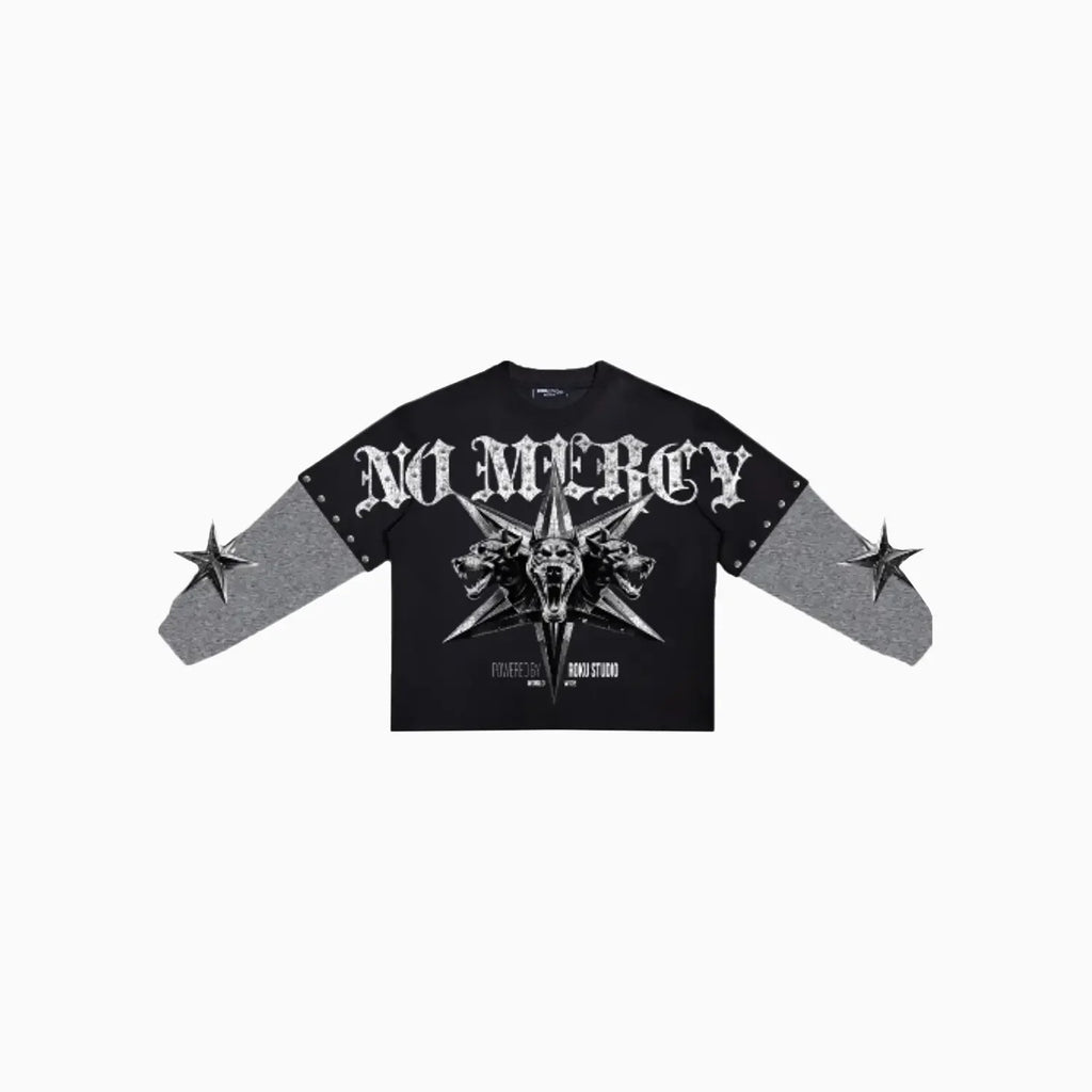 Men's Riot Spirit Boxy Layered Long Sleeve T-Shirt