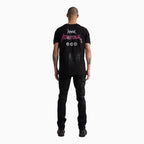Men's Bryant Black Logo Slim Denim Pant