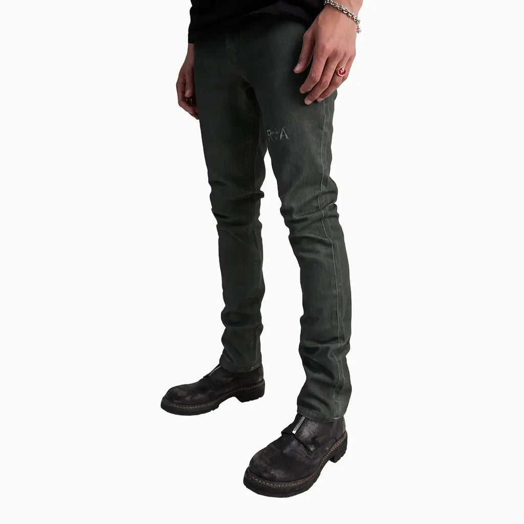 Pantalon en jean triple croix Bryant Dusty Olive pour homme