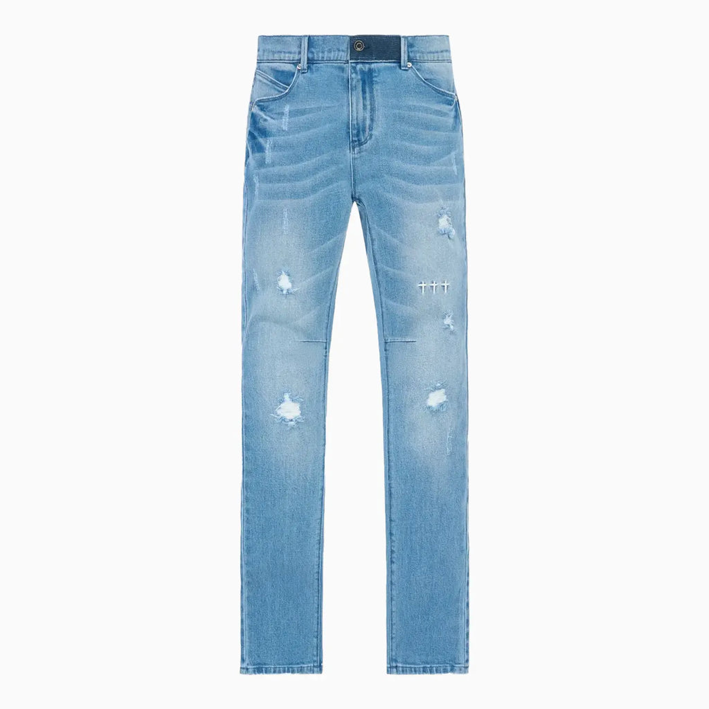 Pantalon jean coupe skinny Bryant Cross Triad pour homme