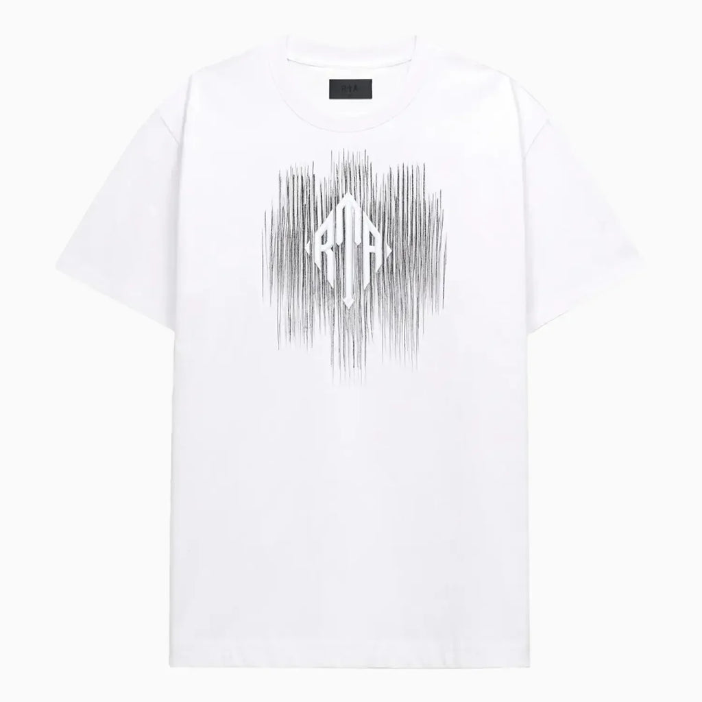 T-shirt ras du cou Colin monogramme gravé pour homme