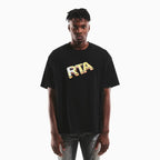 Camiseta oversize Colin negra para hombre Pago solo en efectivo