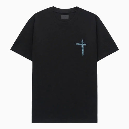 T-shirt pour homme Liam Black Circuit Cross
