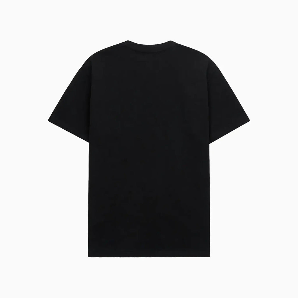 T-shirt homme Liam noir à logo craquelé