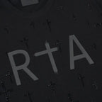 T-shirt Liam noir en cristal RTA pour homme