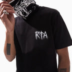 Camiseta de hombre Liam Black Cyber Metal