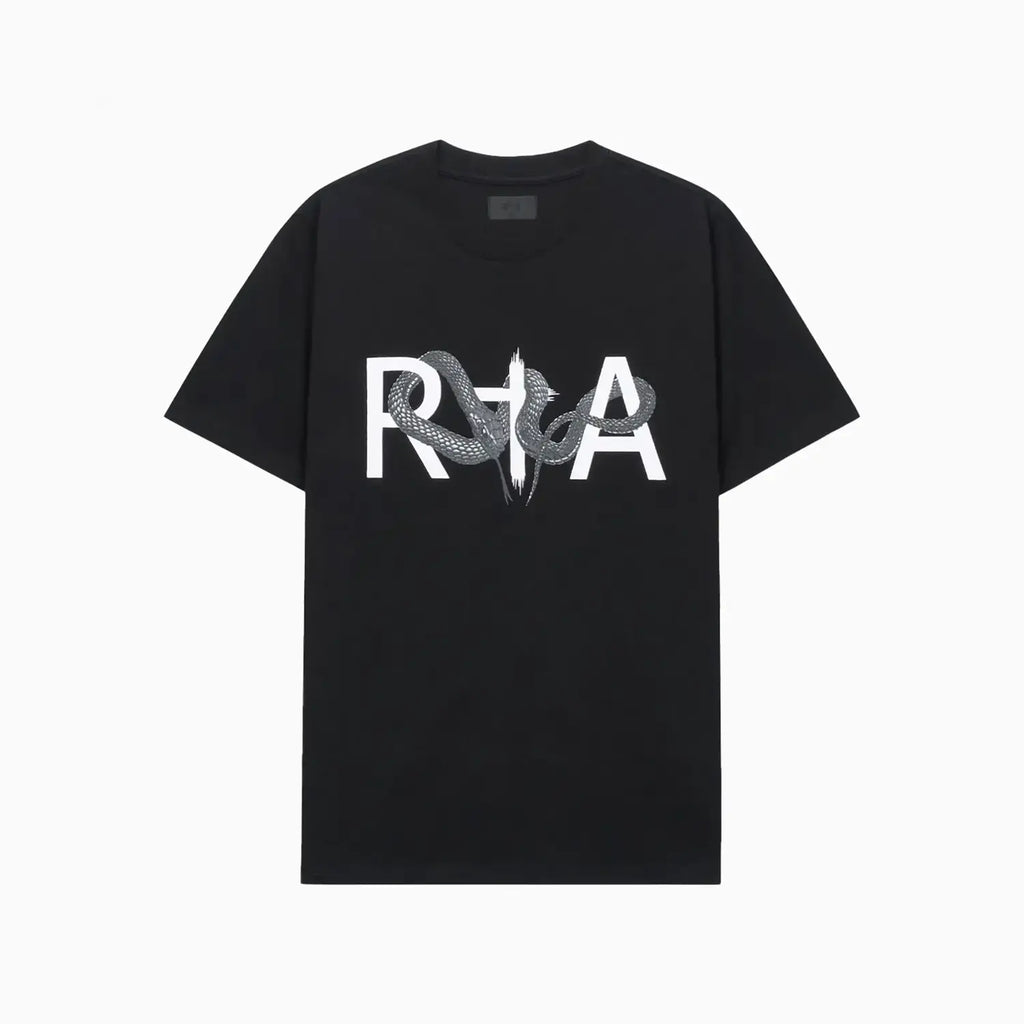 T-shirt Liam homme à logo serpent noir