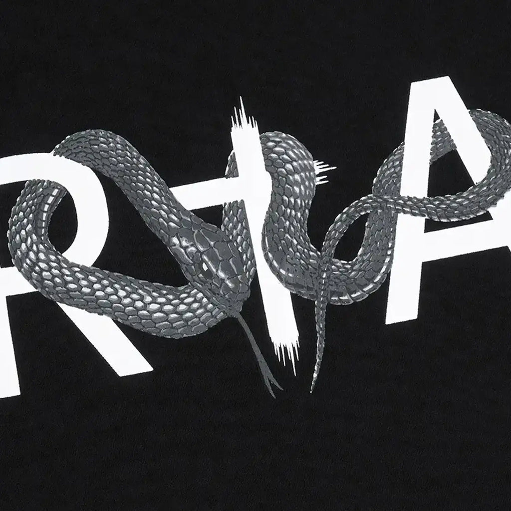 T-shirt Liam homme à logo serpent noir