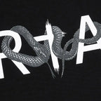 T-shirt Liam homme à logo serpent noir