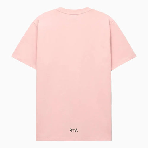 Camiseta Liam con Logo de Serpiente en Rosa Rubor para Hombre