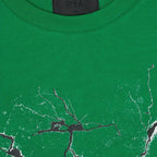 T-shirt homme Liam vert à logo craquelé