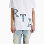T-shirt ras du cou Liam avec logo diagonal illuminé pour homme