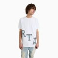 T-shirt ras du cou Liam avec logo diagonal illuminé pour homme