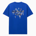 Camiseta Liam «Old English Paradise» azul marino para hombre