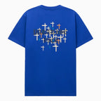 Camiseta Liam «Old English Paradise» azul marino para hombre