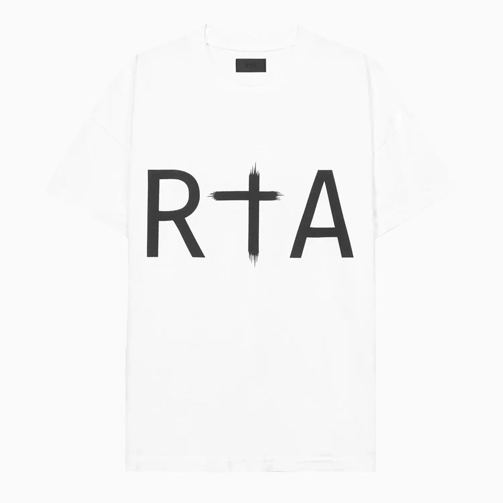 T-shirt à manches courtes noir avec logo pour homme