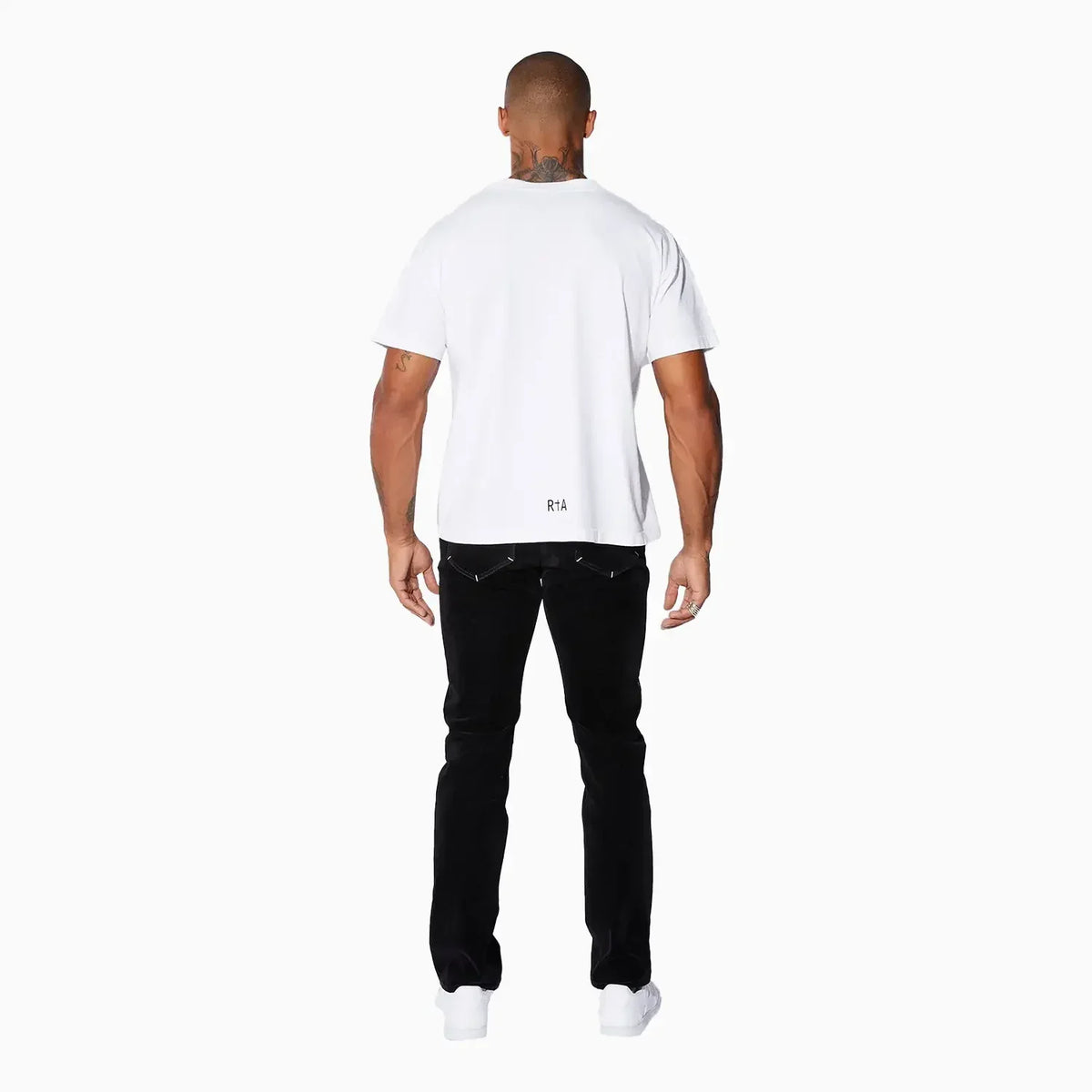 Men's Short Sleeve Black Logo T-Shirt