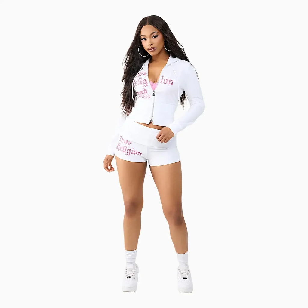 Women's Crystal Foldover Outfit
