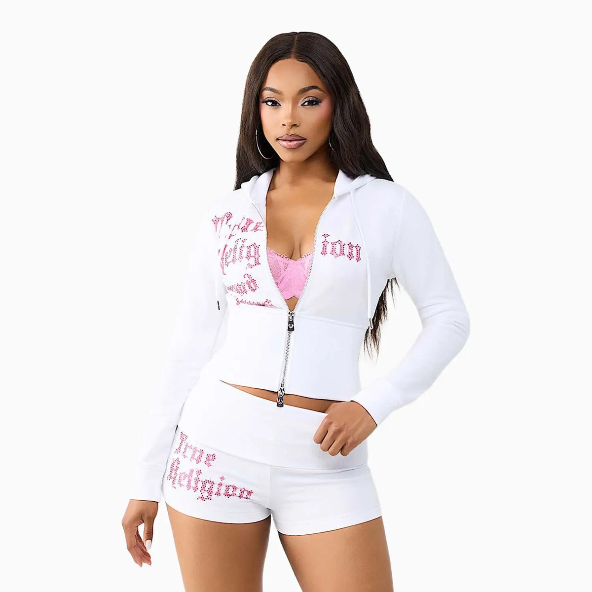 Women's Crystal Foldover Outfit
