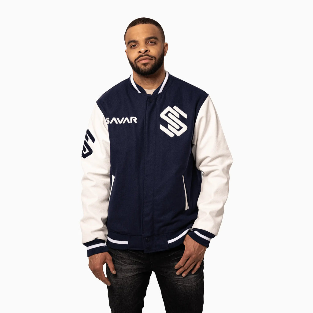 Men's Circle Wool Varsity Jacket