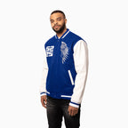 Chaqueta universitaria de lana Wings para hombre