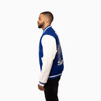 Chaqueta universitaria de lana Wings para hombre
