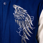 Chaqueta universitaria de lana Wings para hombre