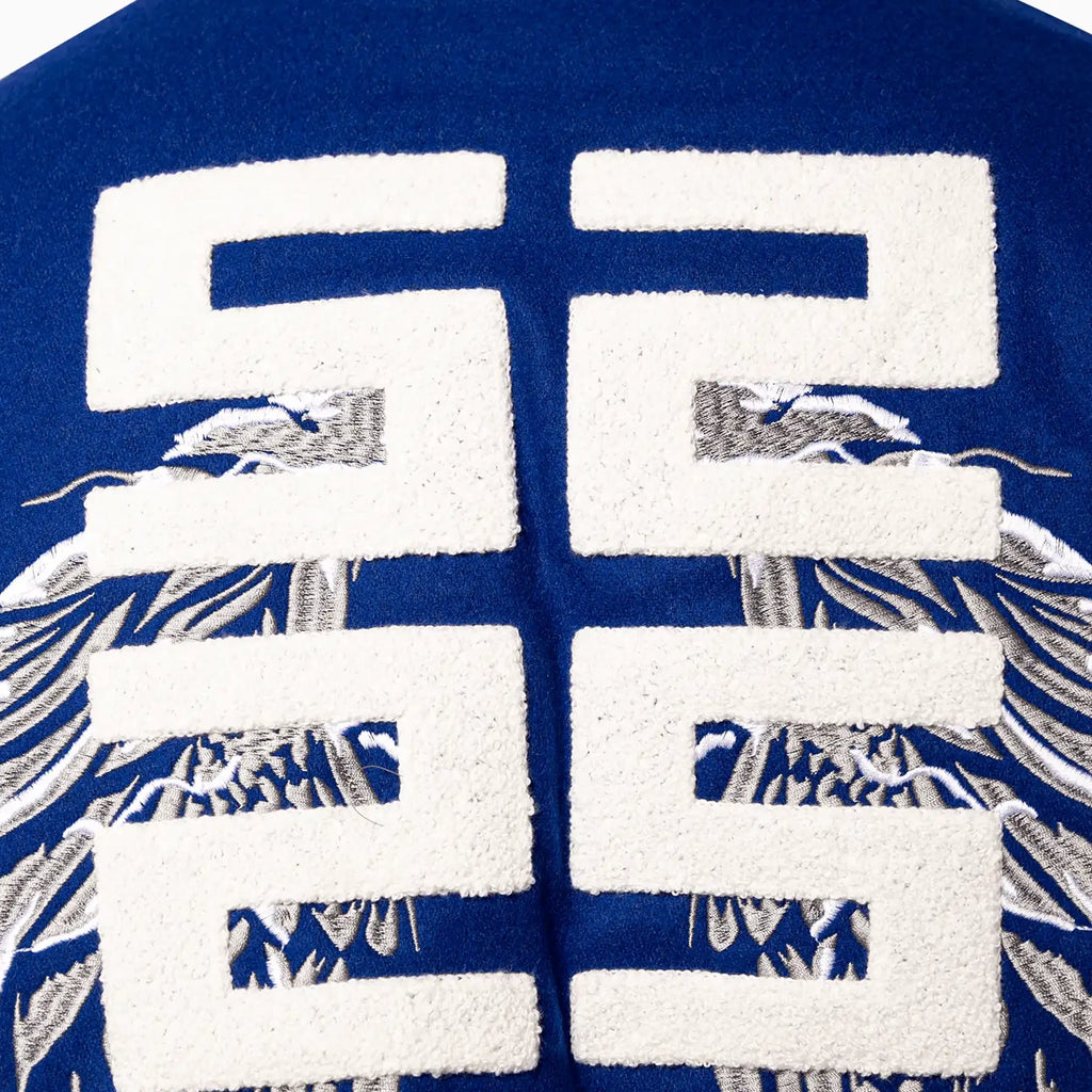 Chaqueta universitaria de lana Wings para hombre