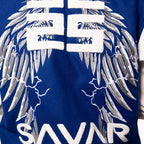 Chaqueta universitaria de lana Wings para hombre