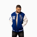 Chaqueta universitaria de lana Wings para hombre