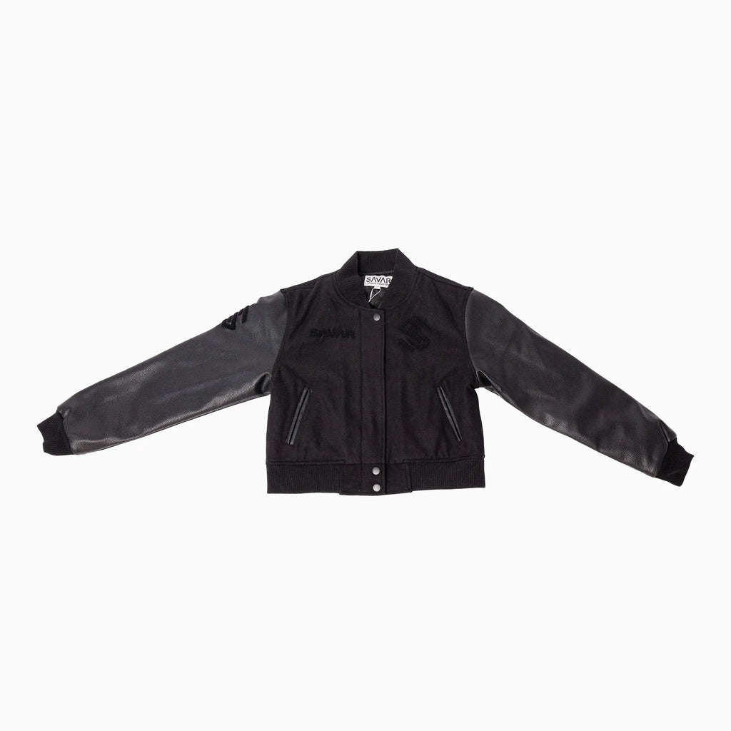Women's Circle Wool Varsity Jacket