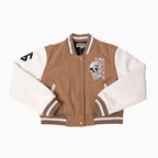 Women's Skull Wool Varsity Jacket
