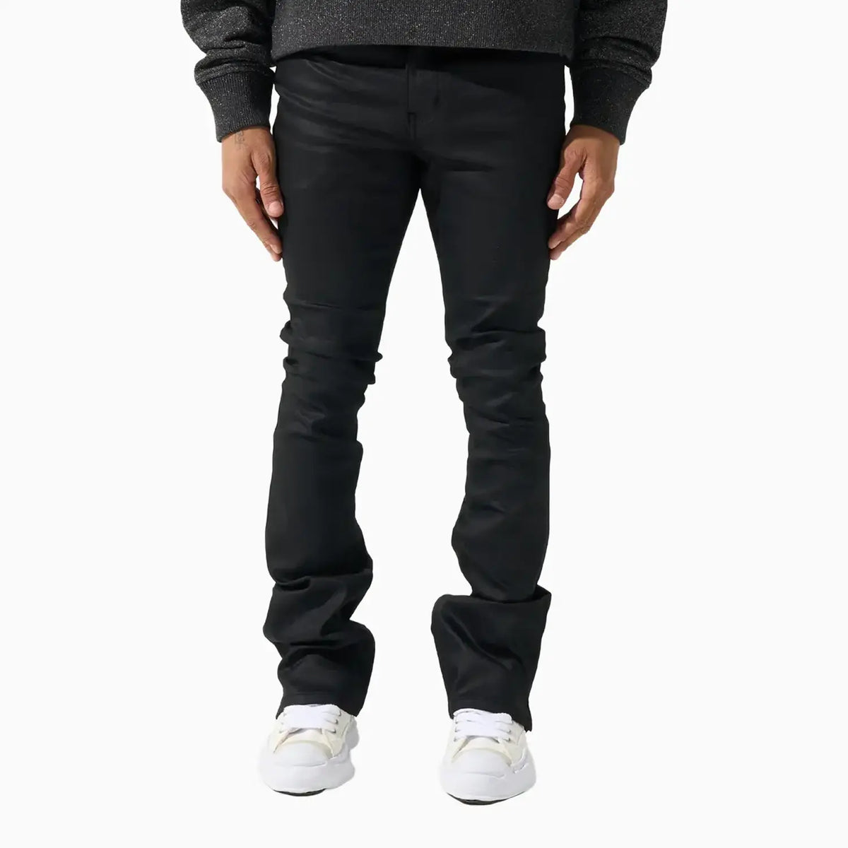 Men's Caviar Wax Stacked Jeans Pant