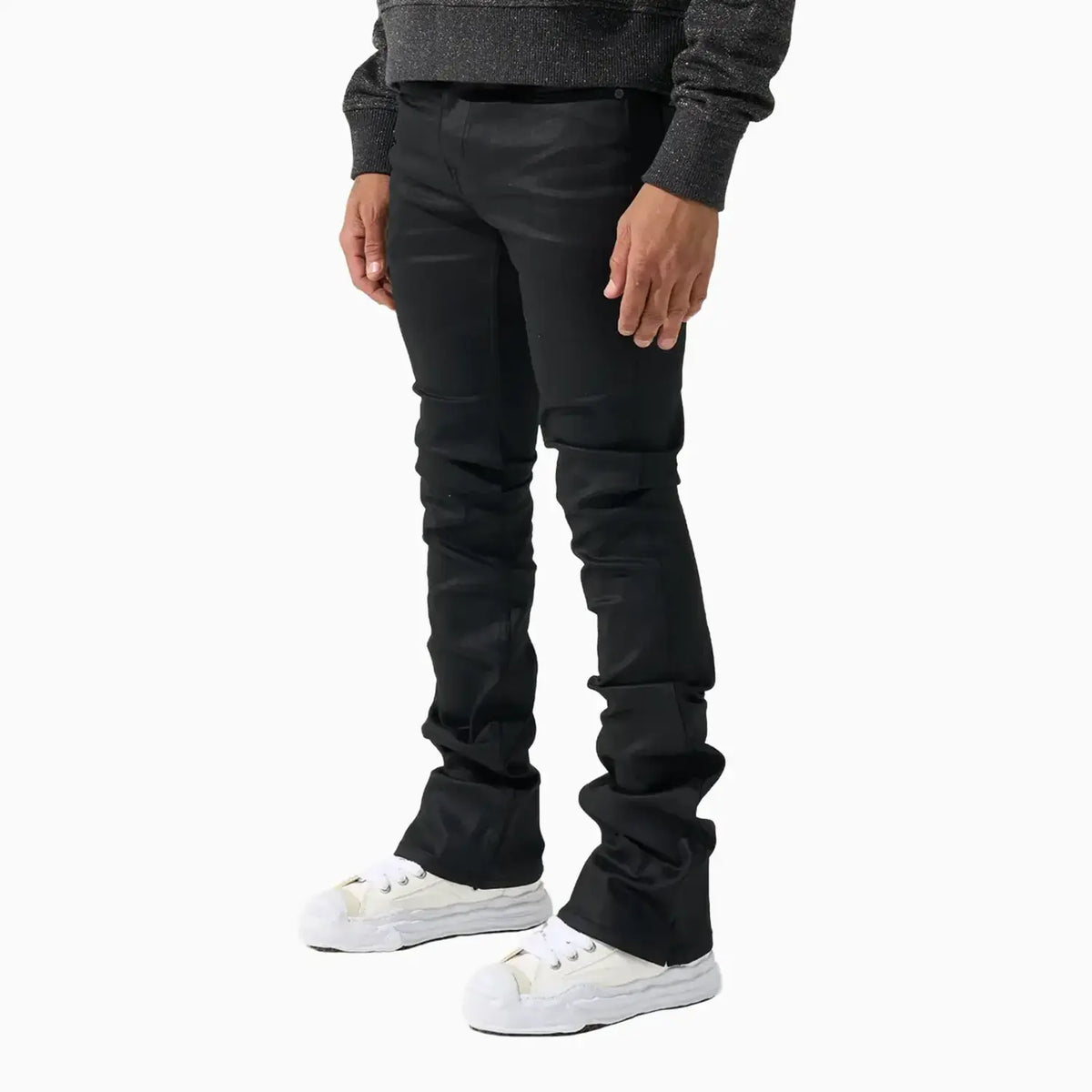 Men's Caviar Wax Stacked Jeans Pant
