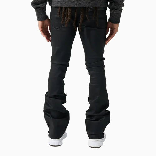 Men's Caviar Wax Stacked Jeans Pant
